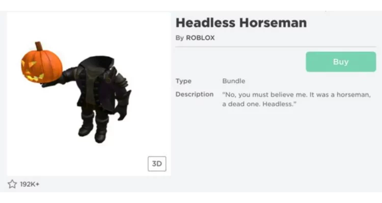 How To Get Headless Head Roblox