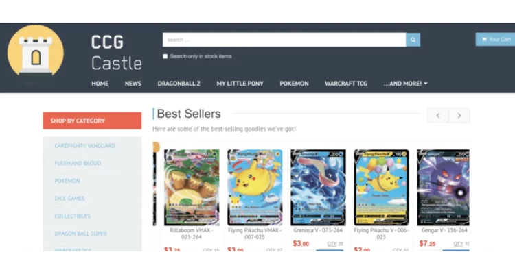 Where Can I Sell Pokemon Cards For Cash CCG Castle